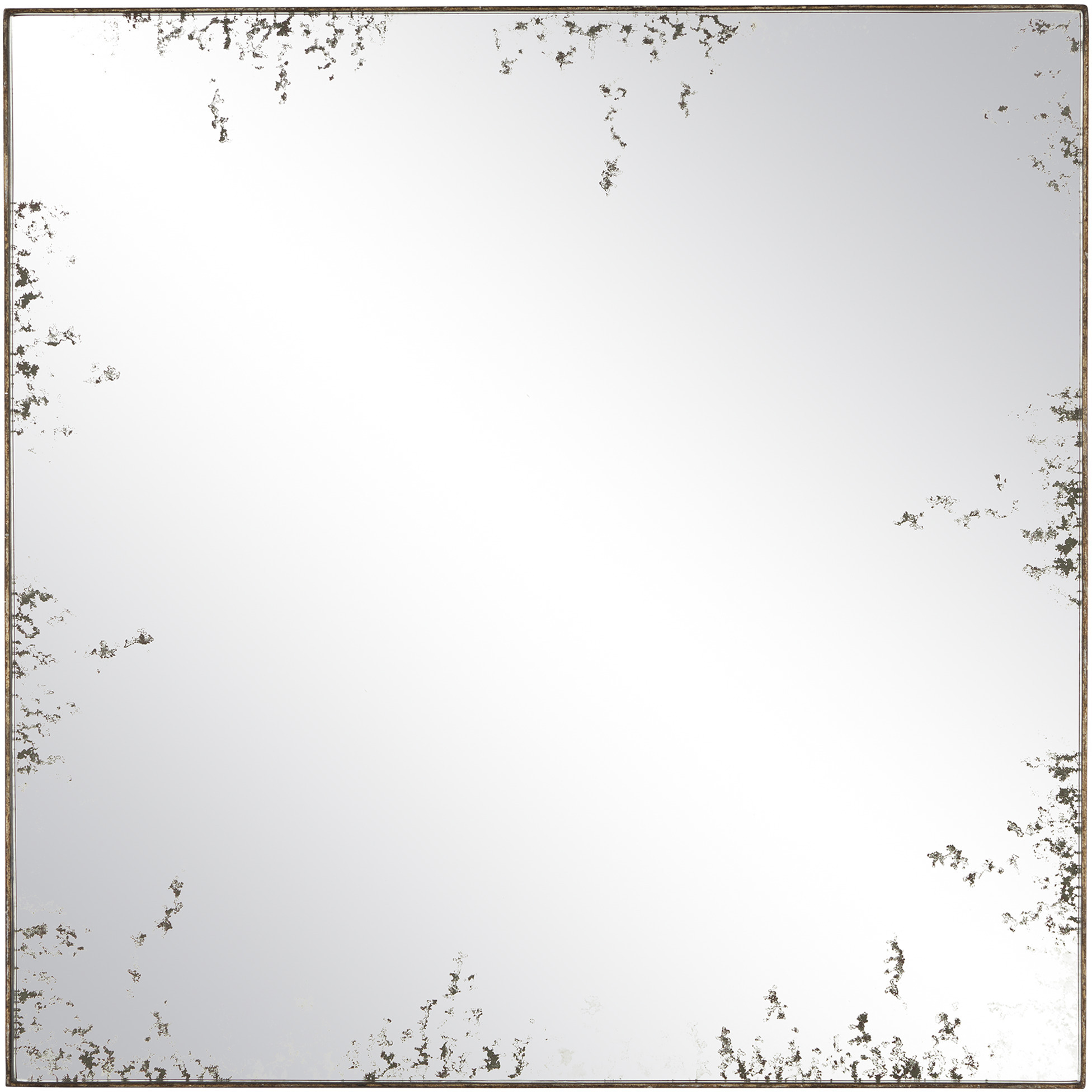 Rene 24 X 24 inch Pyrite Bronze Wall Mirror
